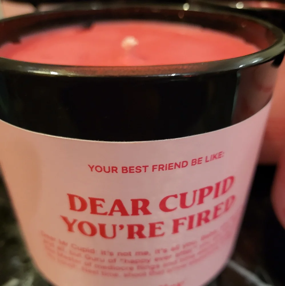 💥BUY 5 GET 3 FREE Dear Cupid, You're Fired Candle - Picture 2 of 3